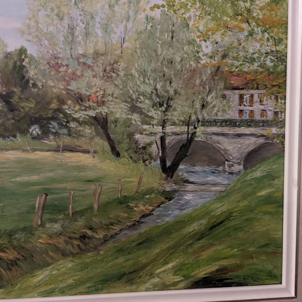 Vintage Oil painting canvas..."1985 original"
